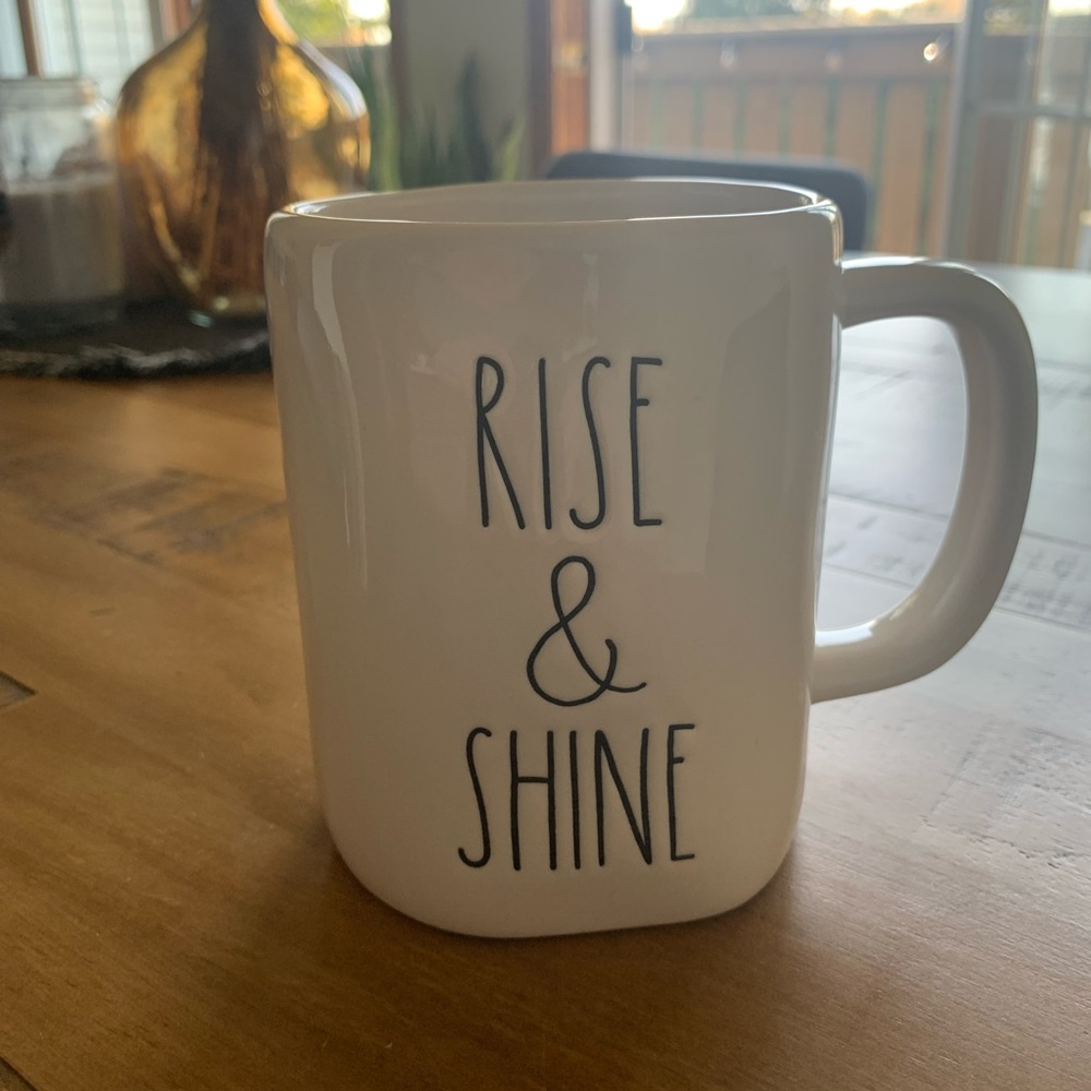 Rae Dunn “RISE & SHINE” Coffee Mug